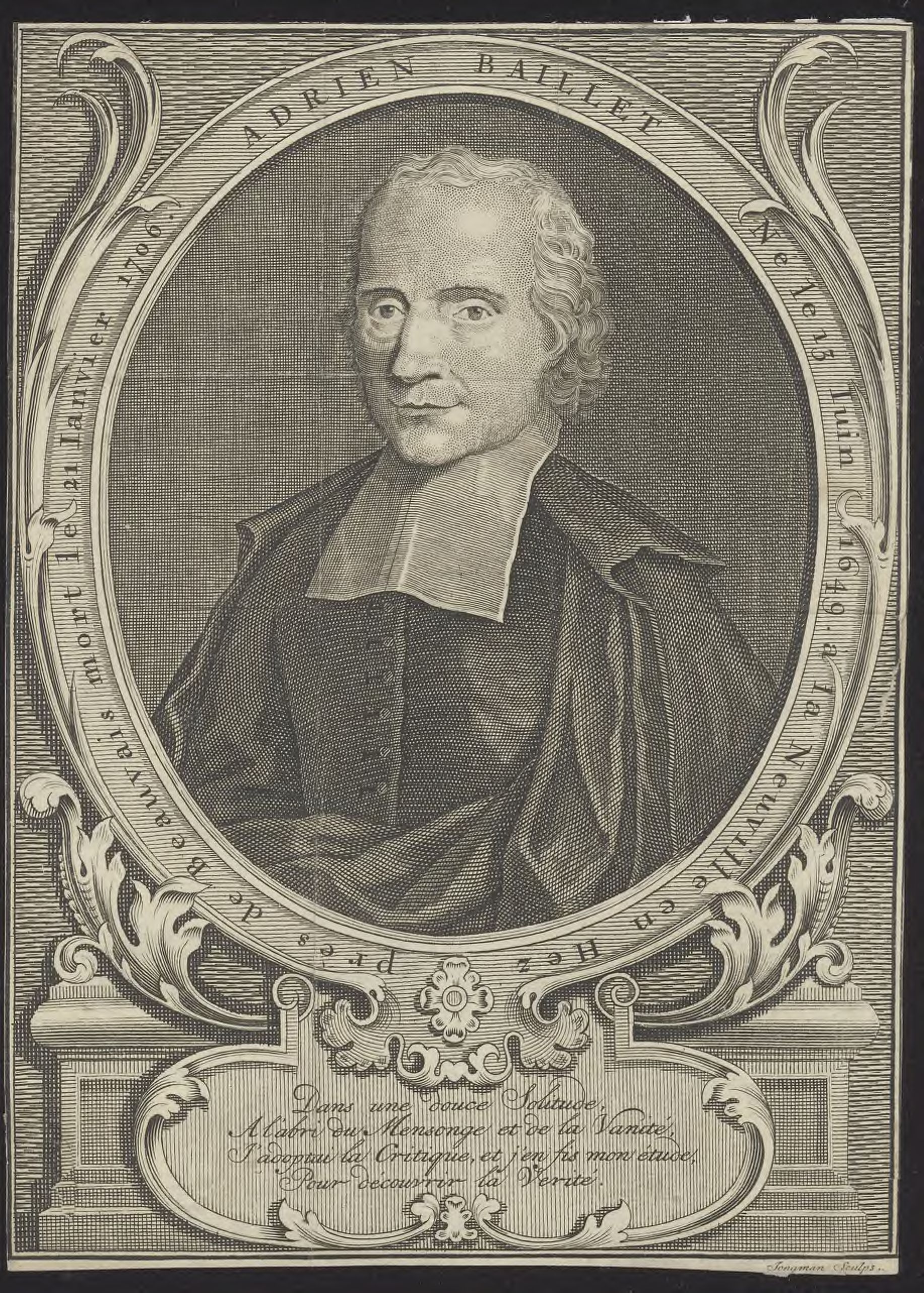 Portrait of Adrien Baillet
