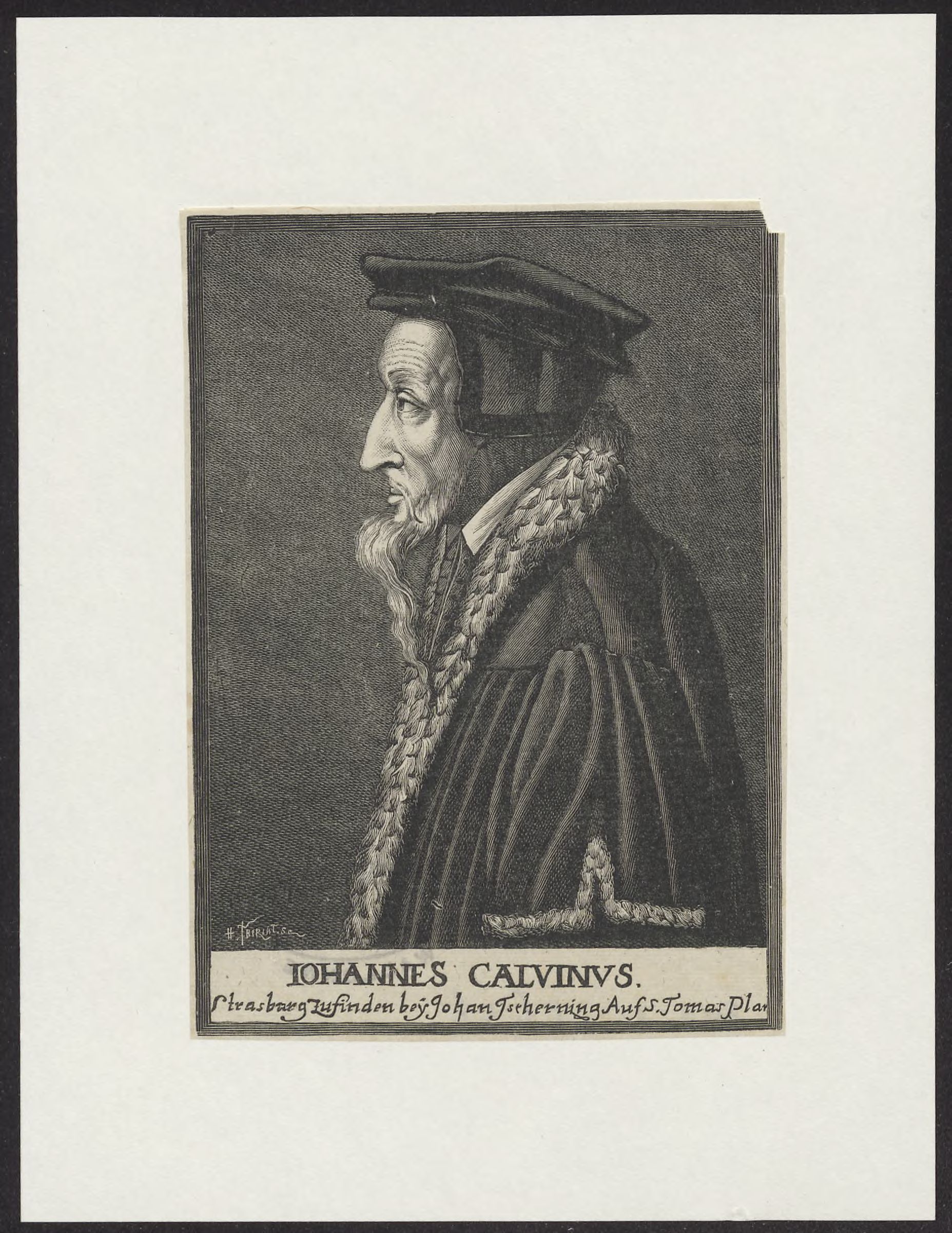 Portrait of John Calvin