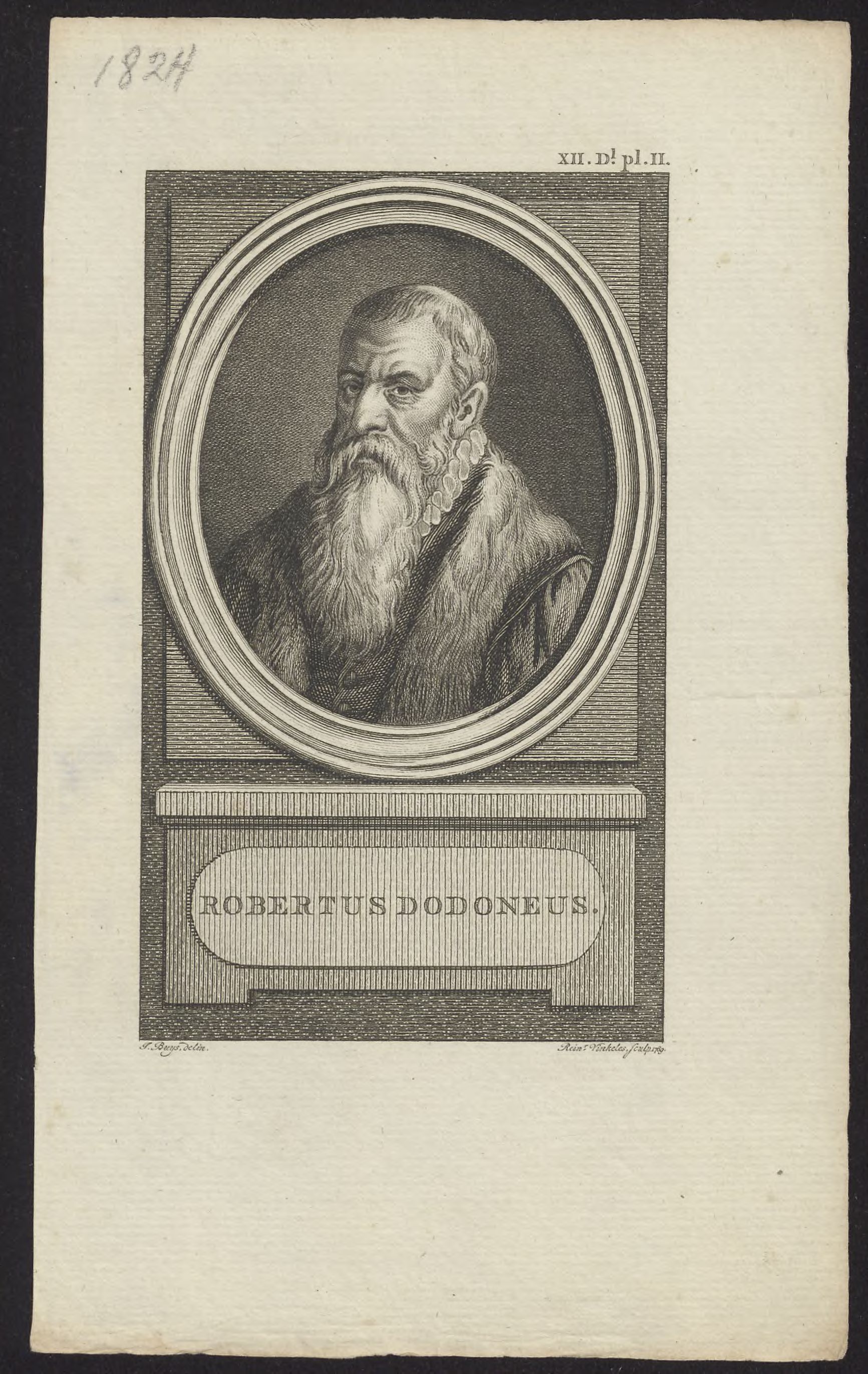 Portrait of Robertus Dodoneus