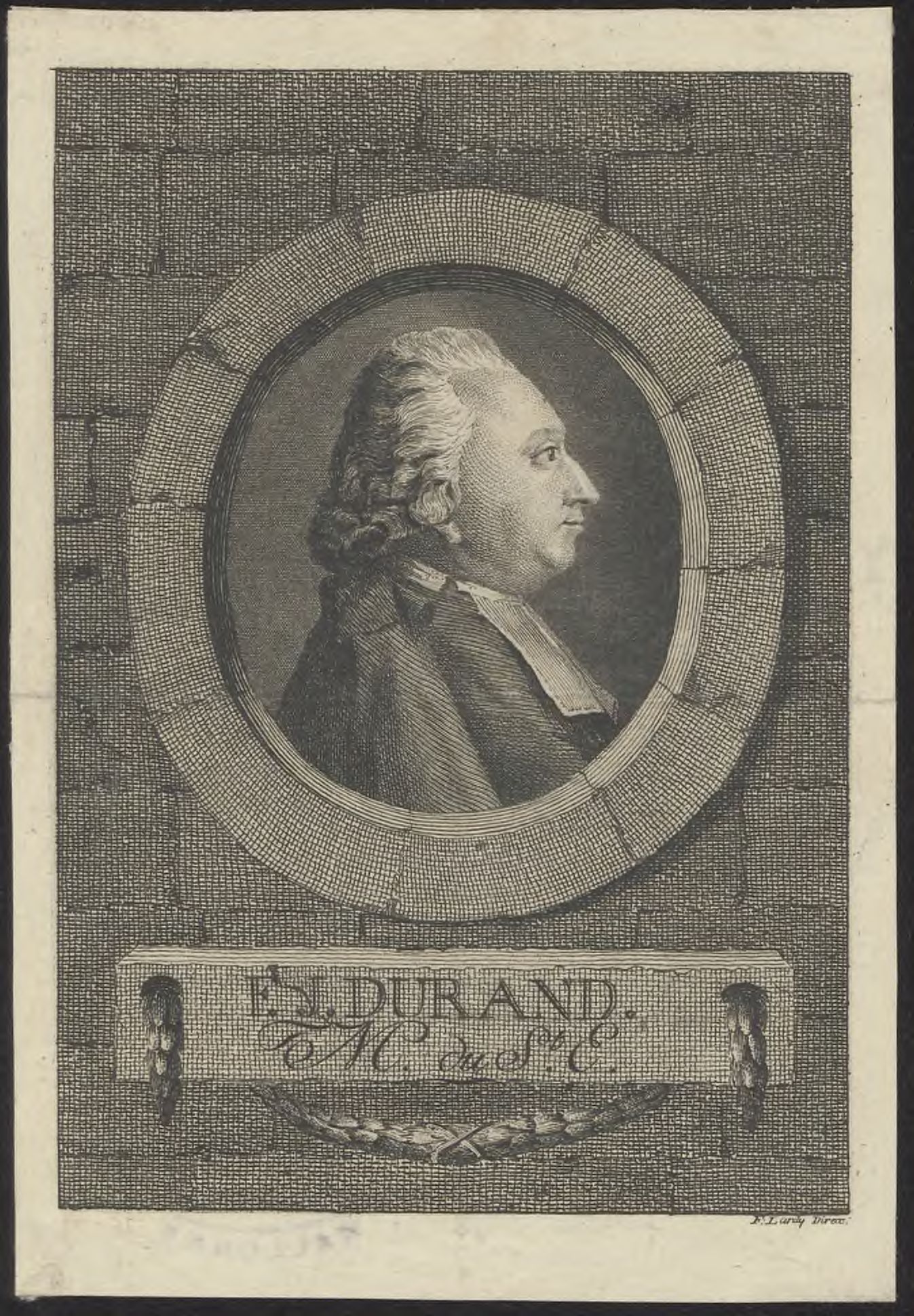 Portrait of F.J. Durand, Walloon minister