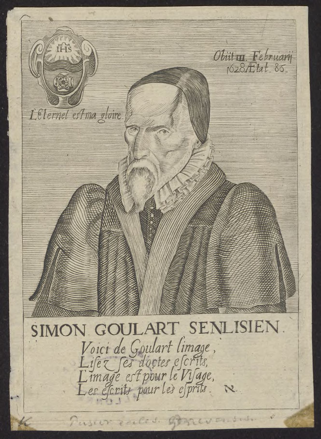 Portrait of Simon Goulart