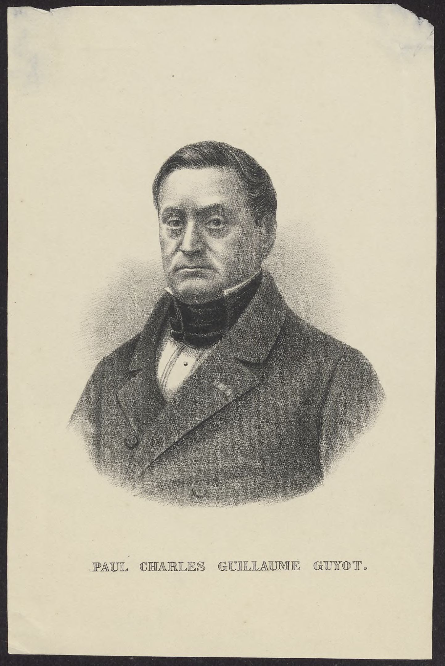 Portrait of Paul Charles Guillaume Guyot