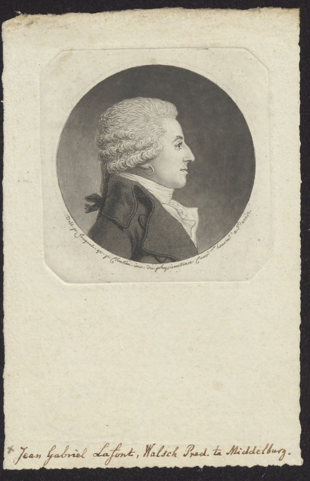 Portrait of Jean Gabriel Lafont