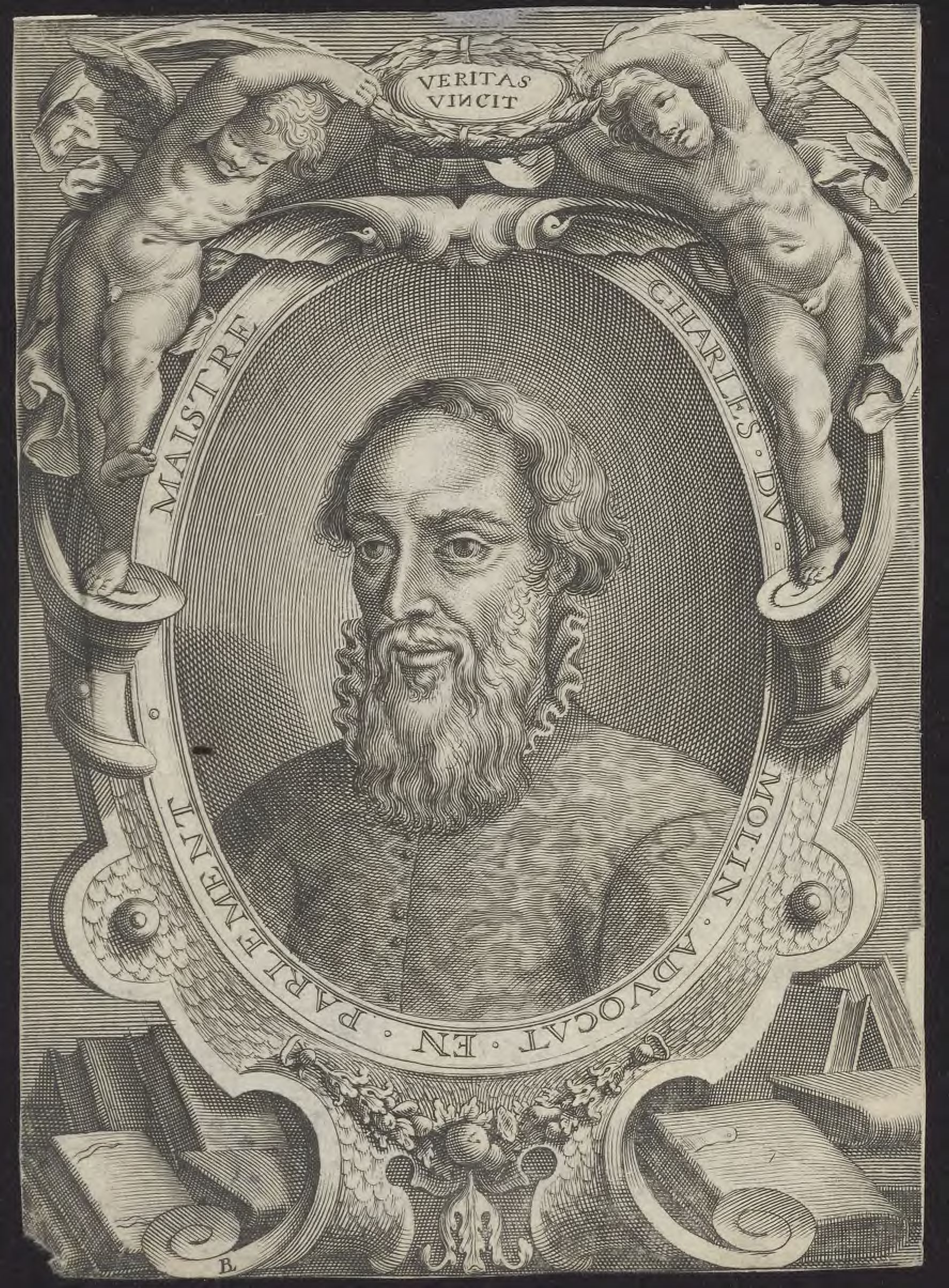 Portrait of Charles du Moulin, Huguenot lawyer and advocate