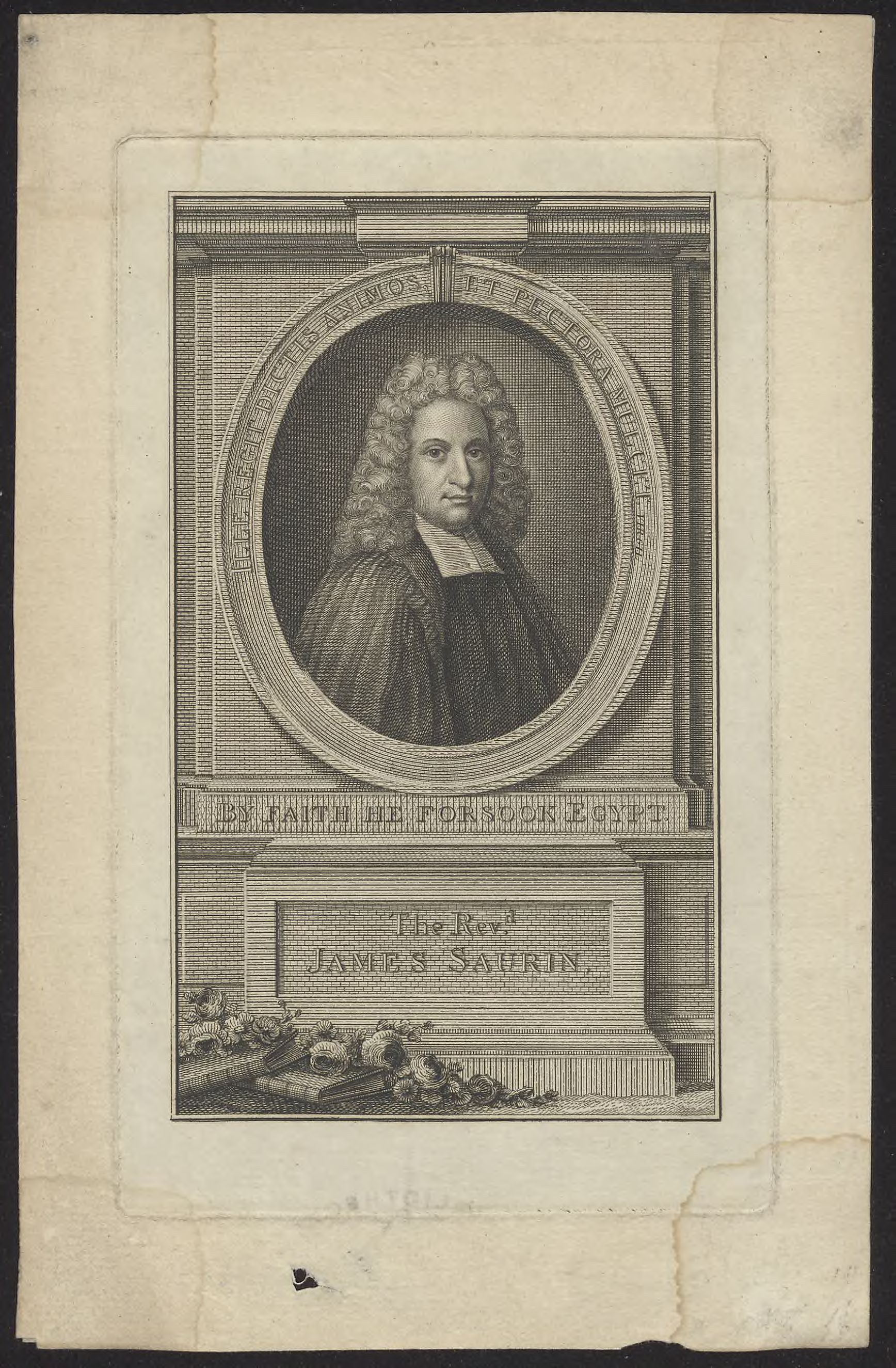 Portrait of Jacques Saurin, minister at The Hague