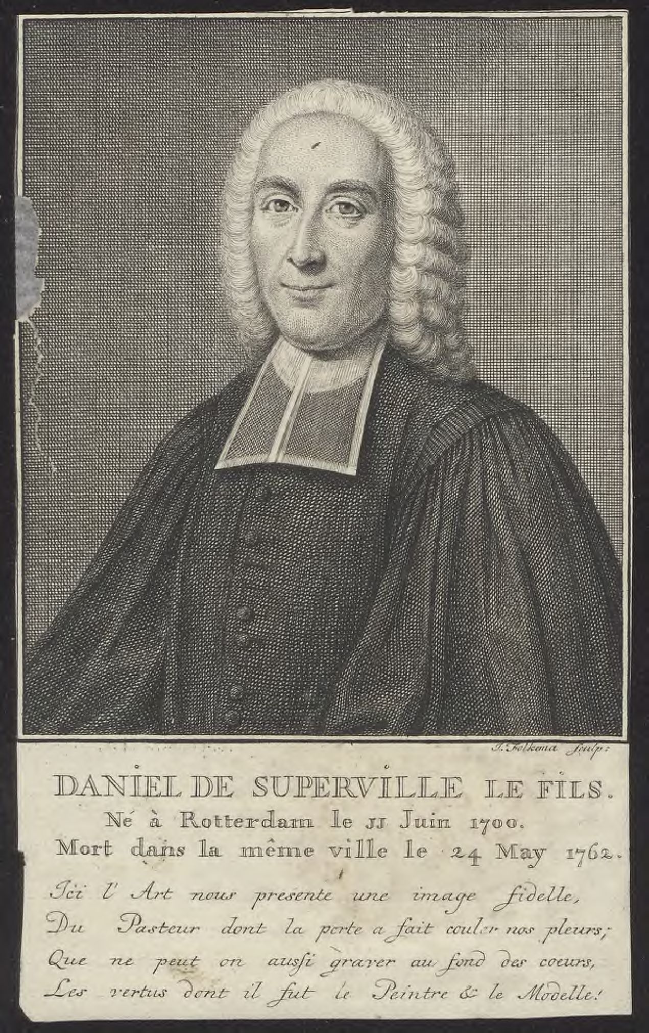 Portrait of Daniel de Superville jr