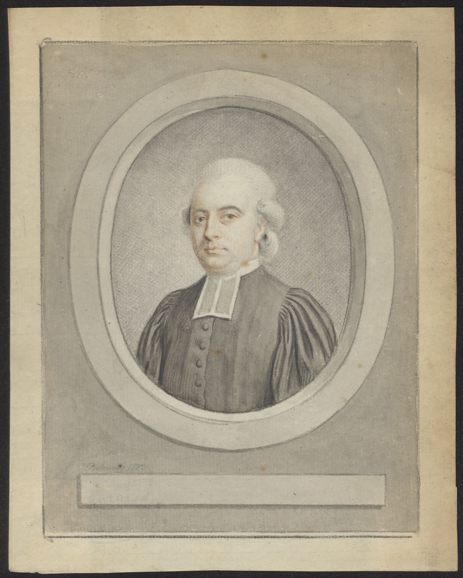 Portrait of an unknown clergyman