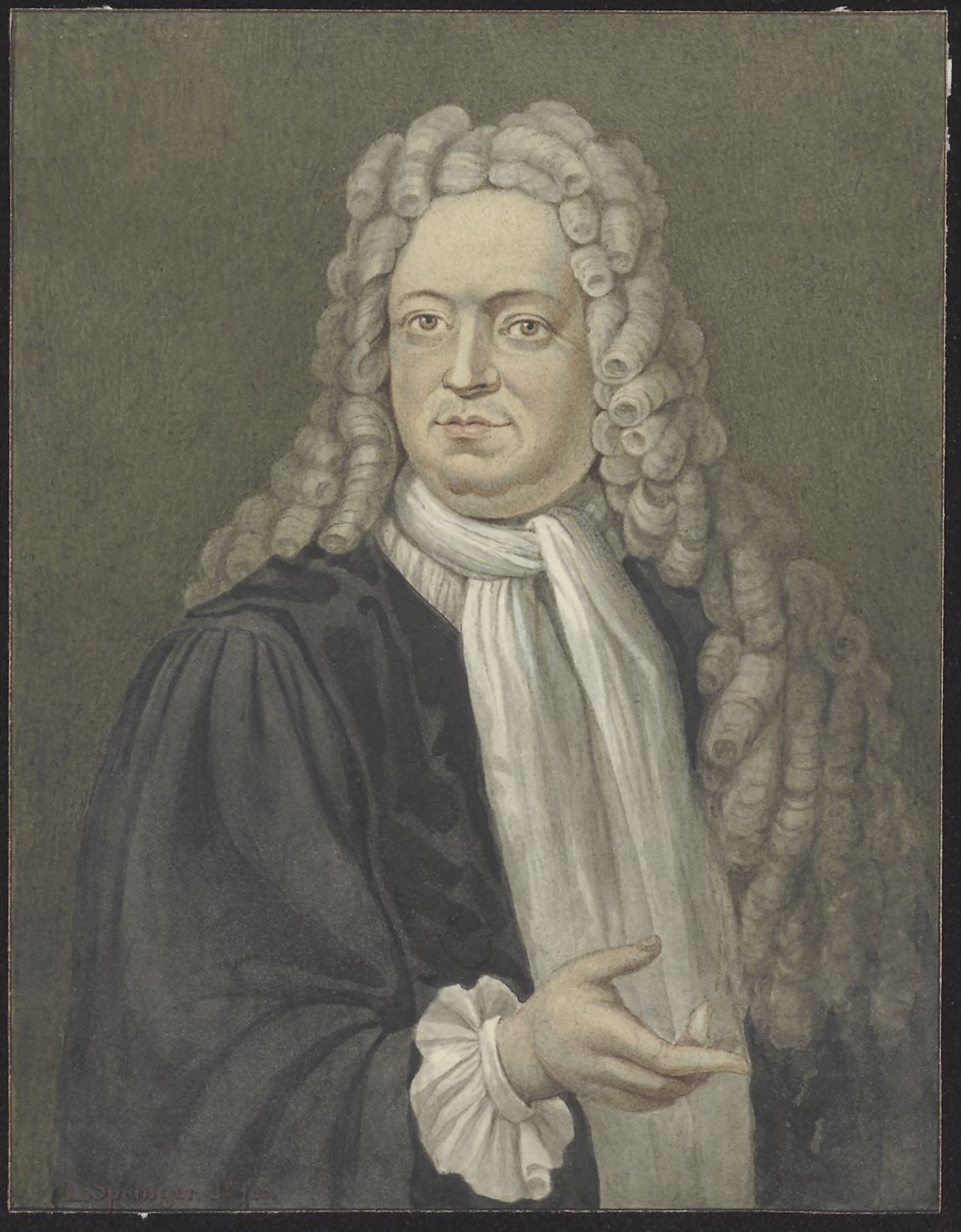 Portrait of an unknown clergyman
