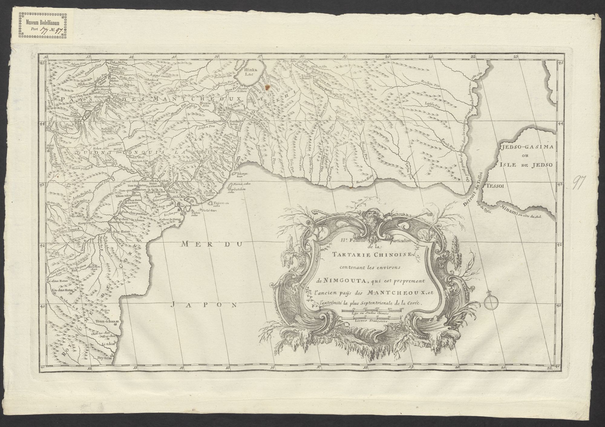 XIIe. et derniere feuille de la Tartarie Chinoise