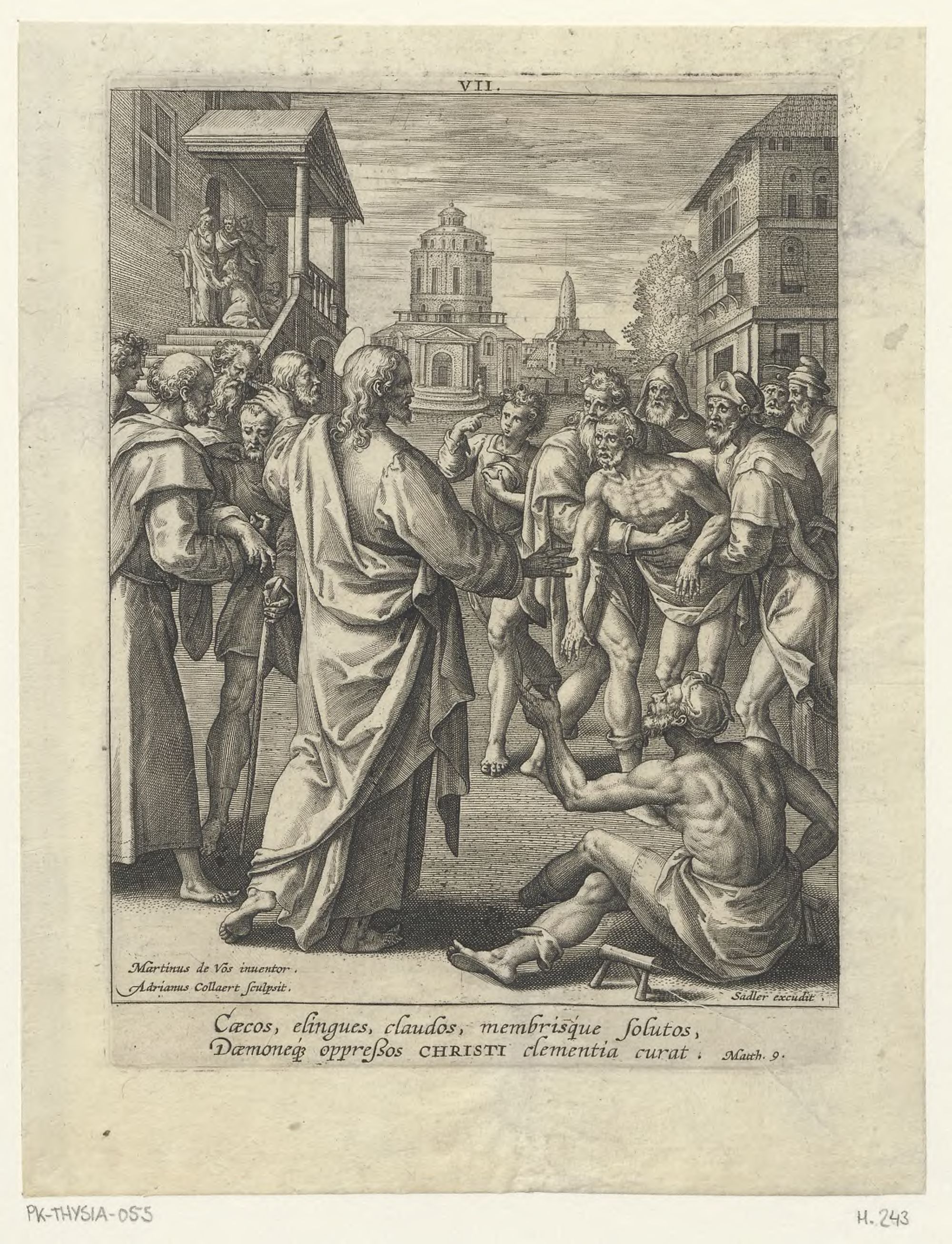 Vita Christi: Christ healing a paralytic
