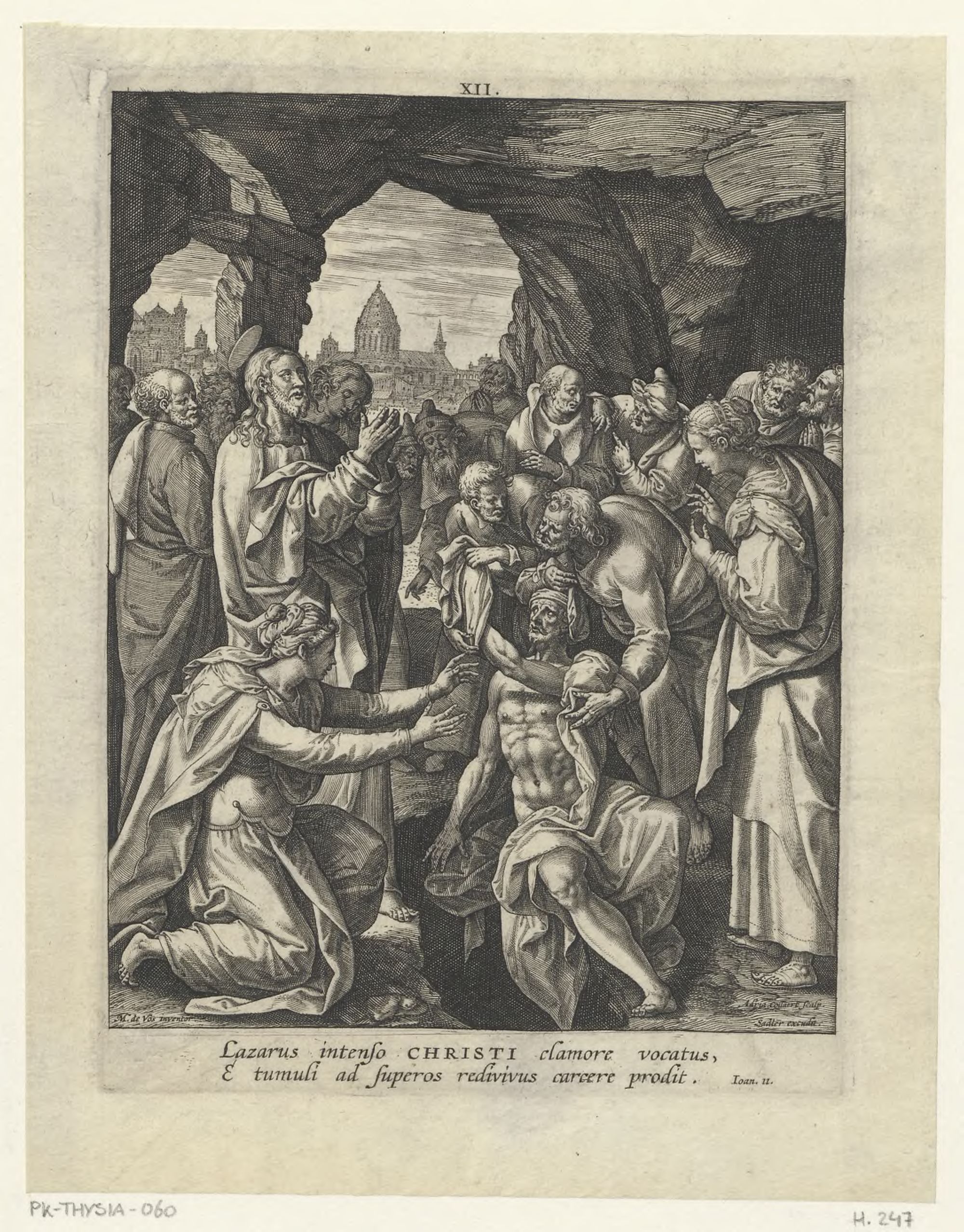 Vita Christi: The raising of Lazarus