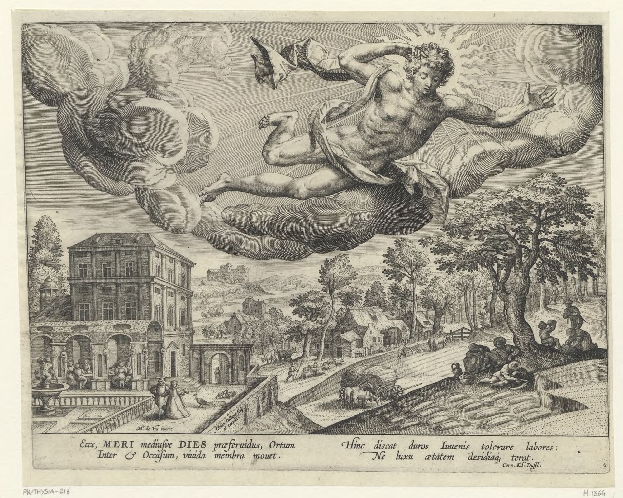 The four times of day: Midday