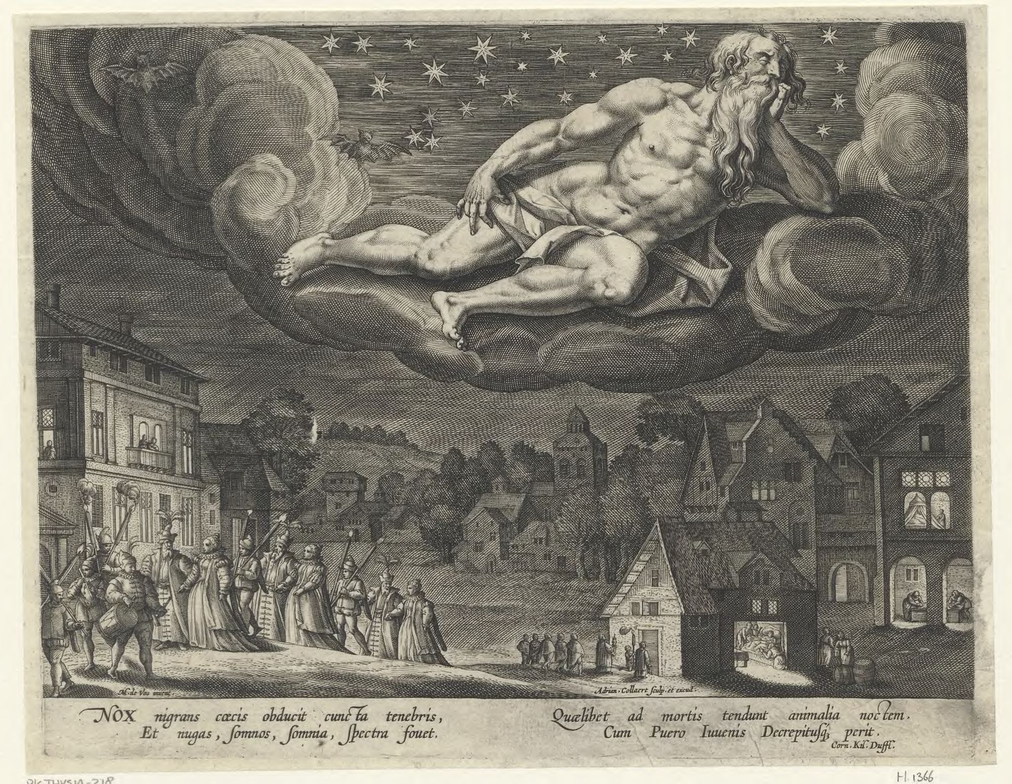 The four times of day: Night