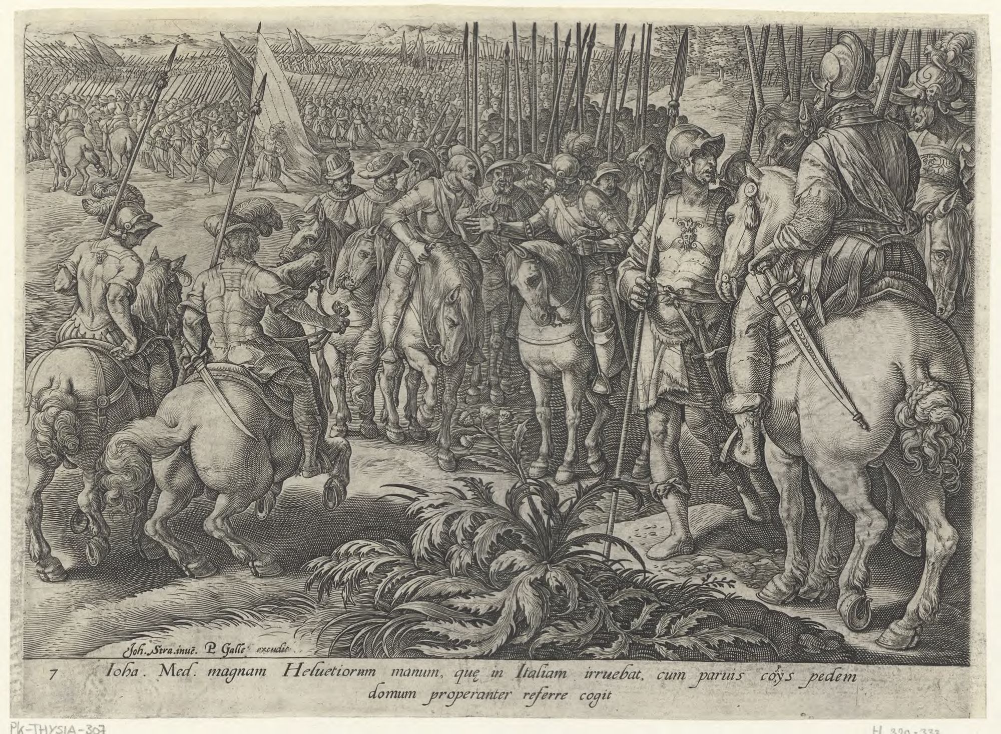 The history of the Medici: Giovanni de' Medici sends back the Swiss mercenaries