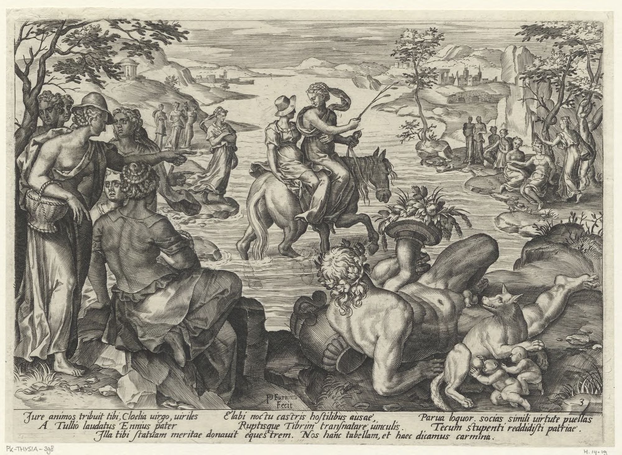Famous Roman women: The escape of Cloelia