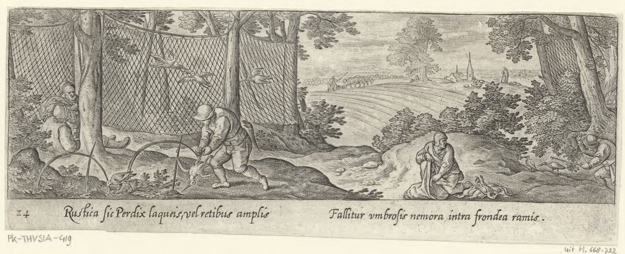 Venationis, piscationis, et aucupii typi: Woodcock hunt