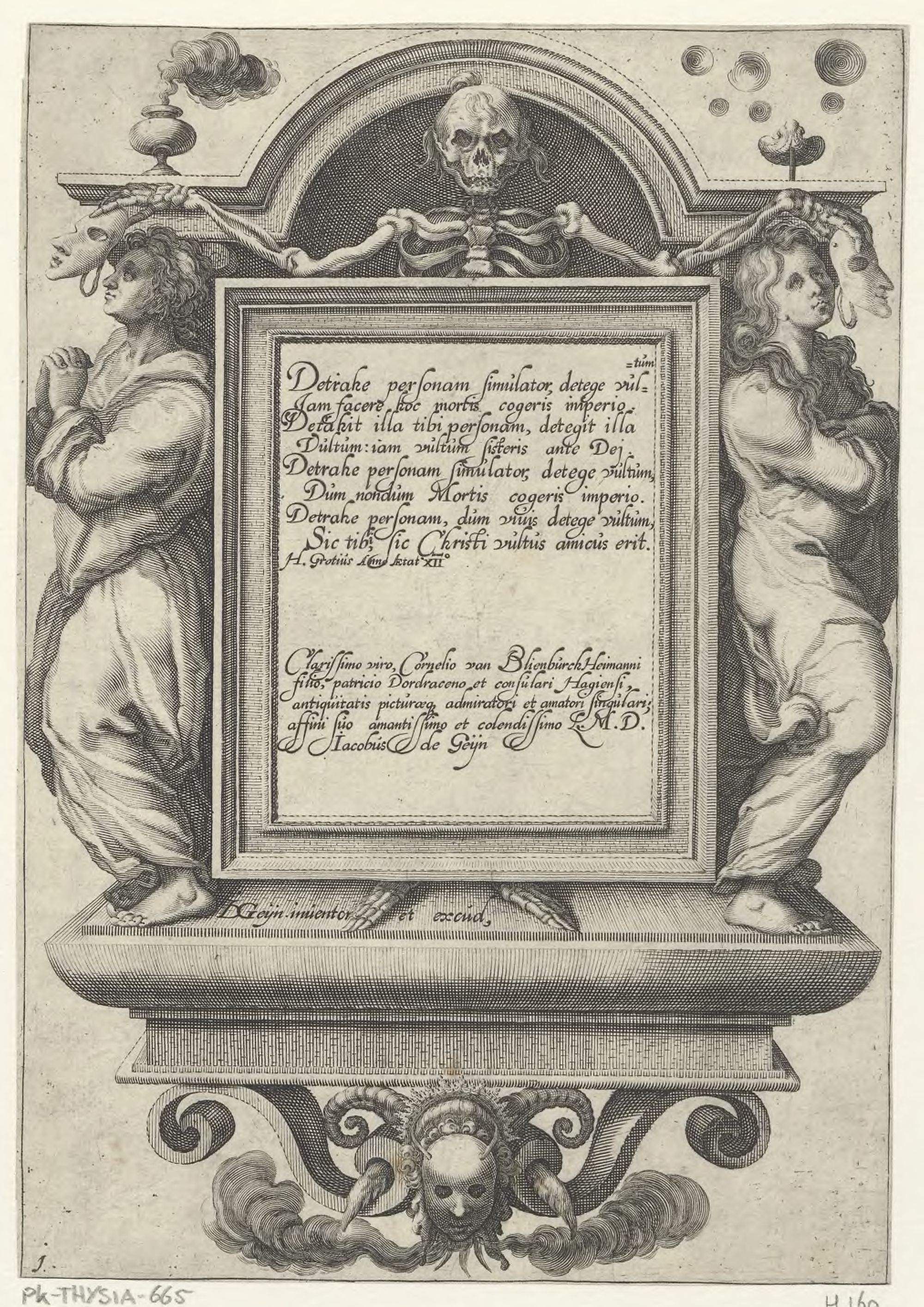 The masquerades: Title plate
