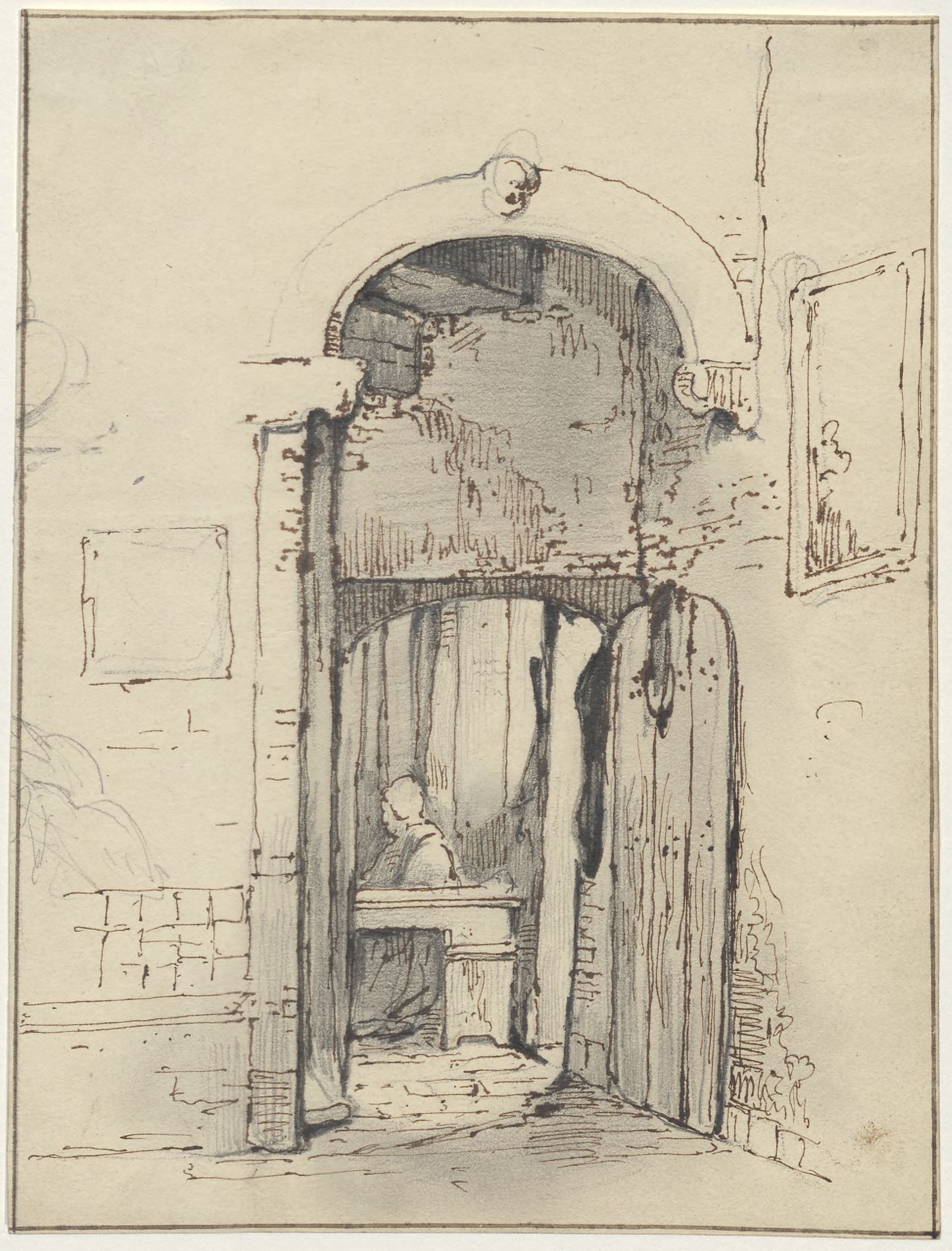 View of an interior through a doorway