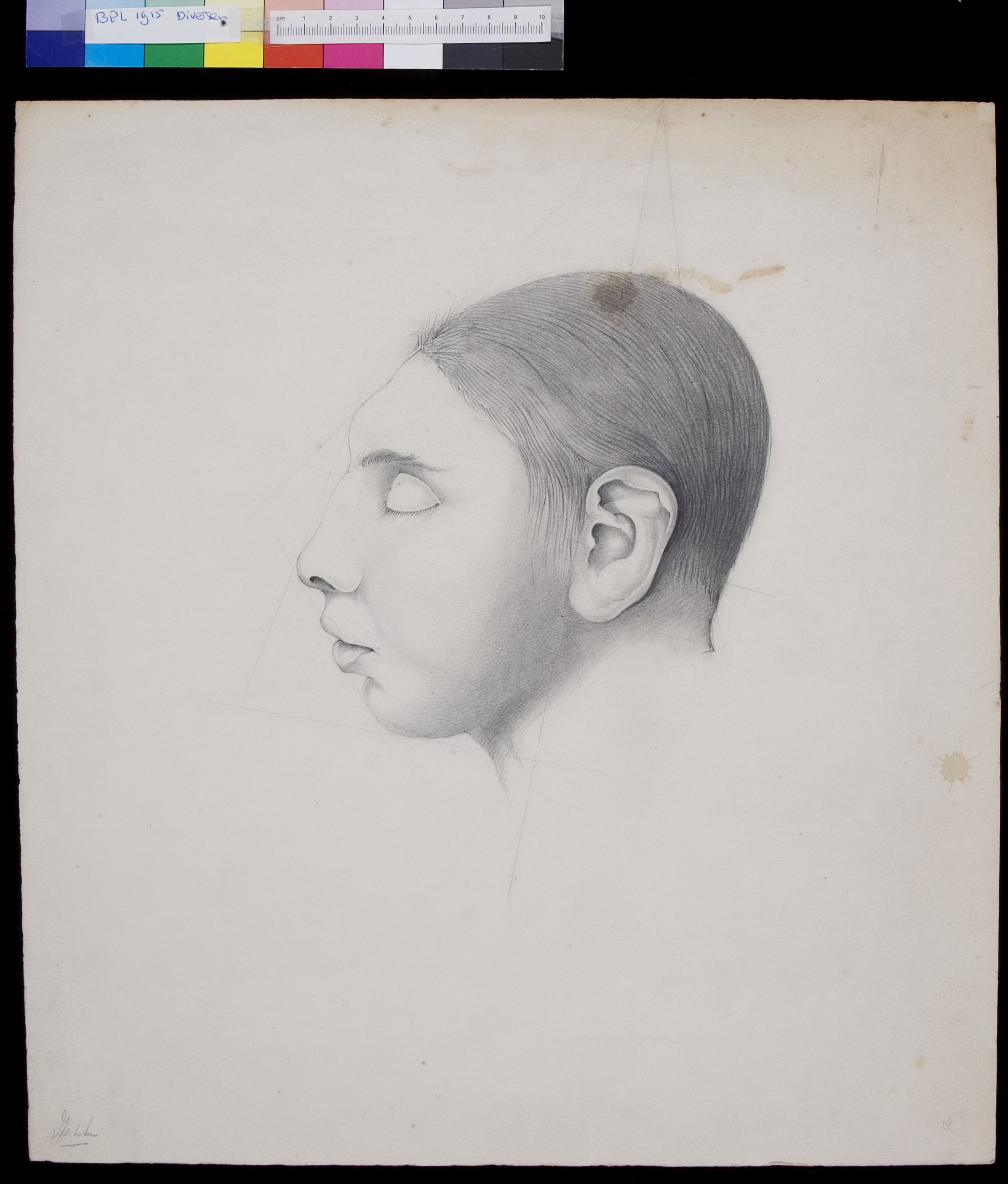 Head of a man