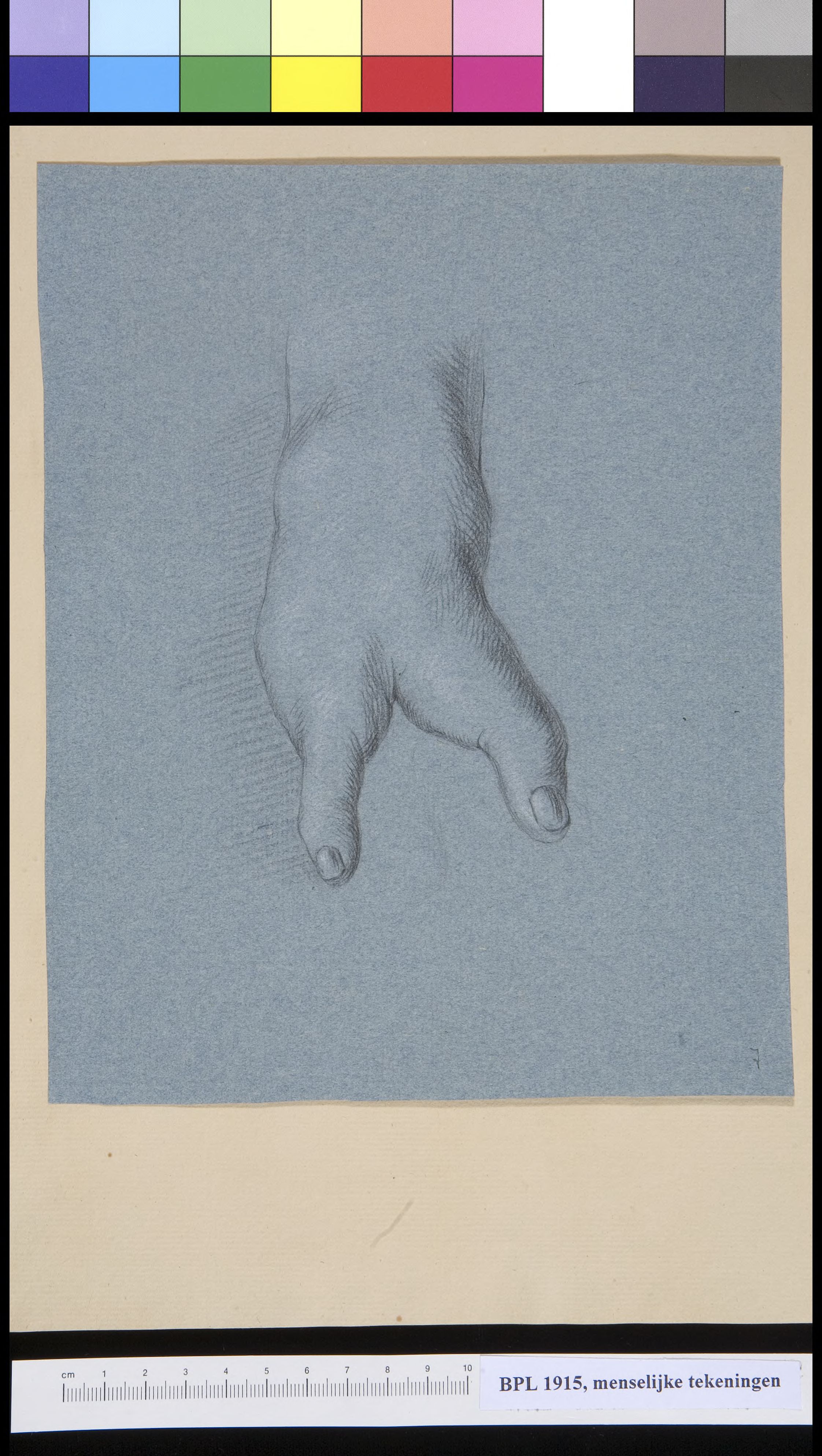 Hand with two fingers