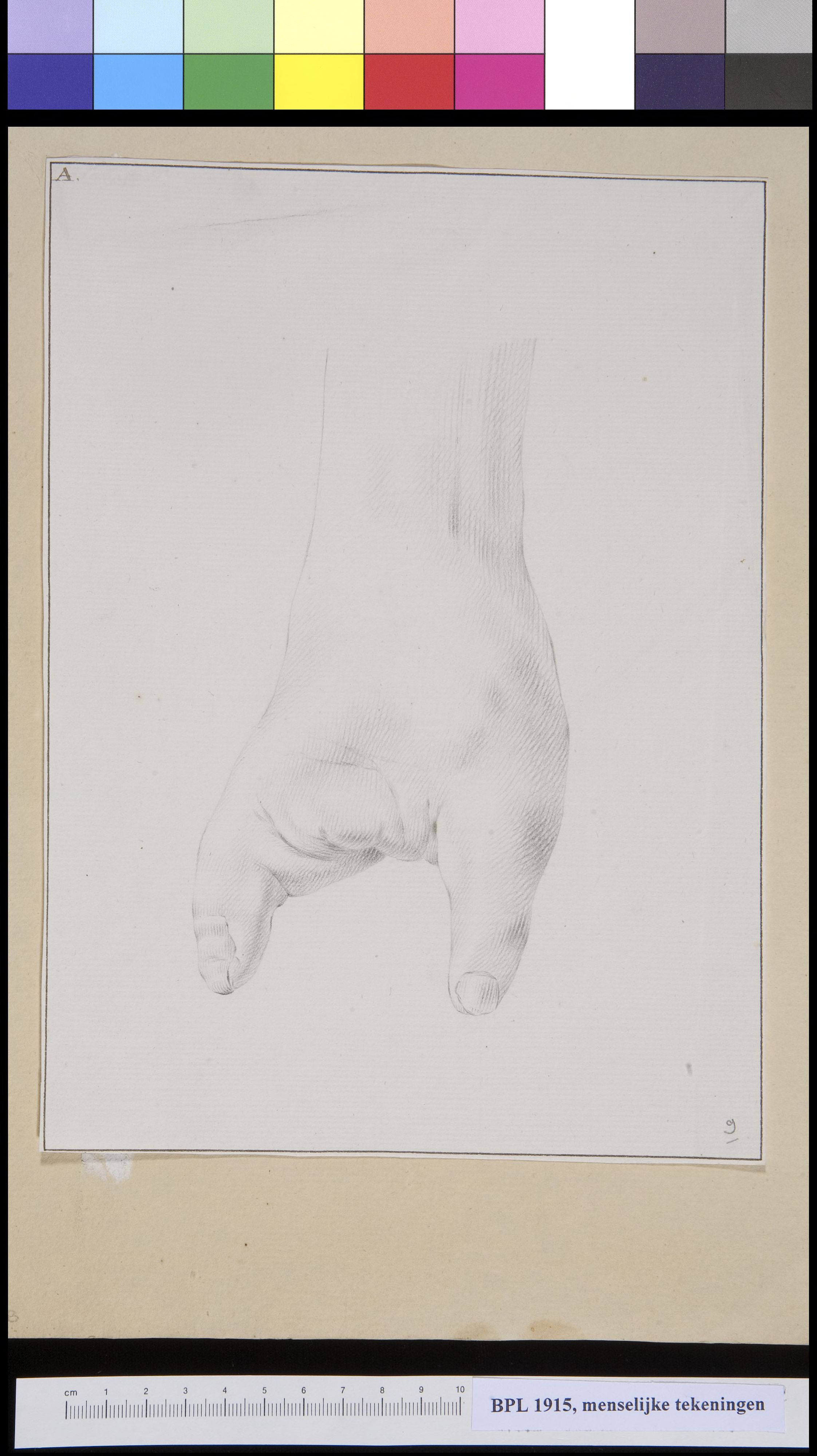 Hand with two fingers