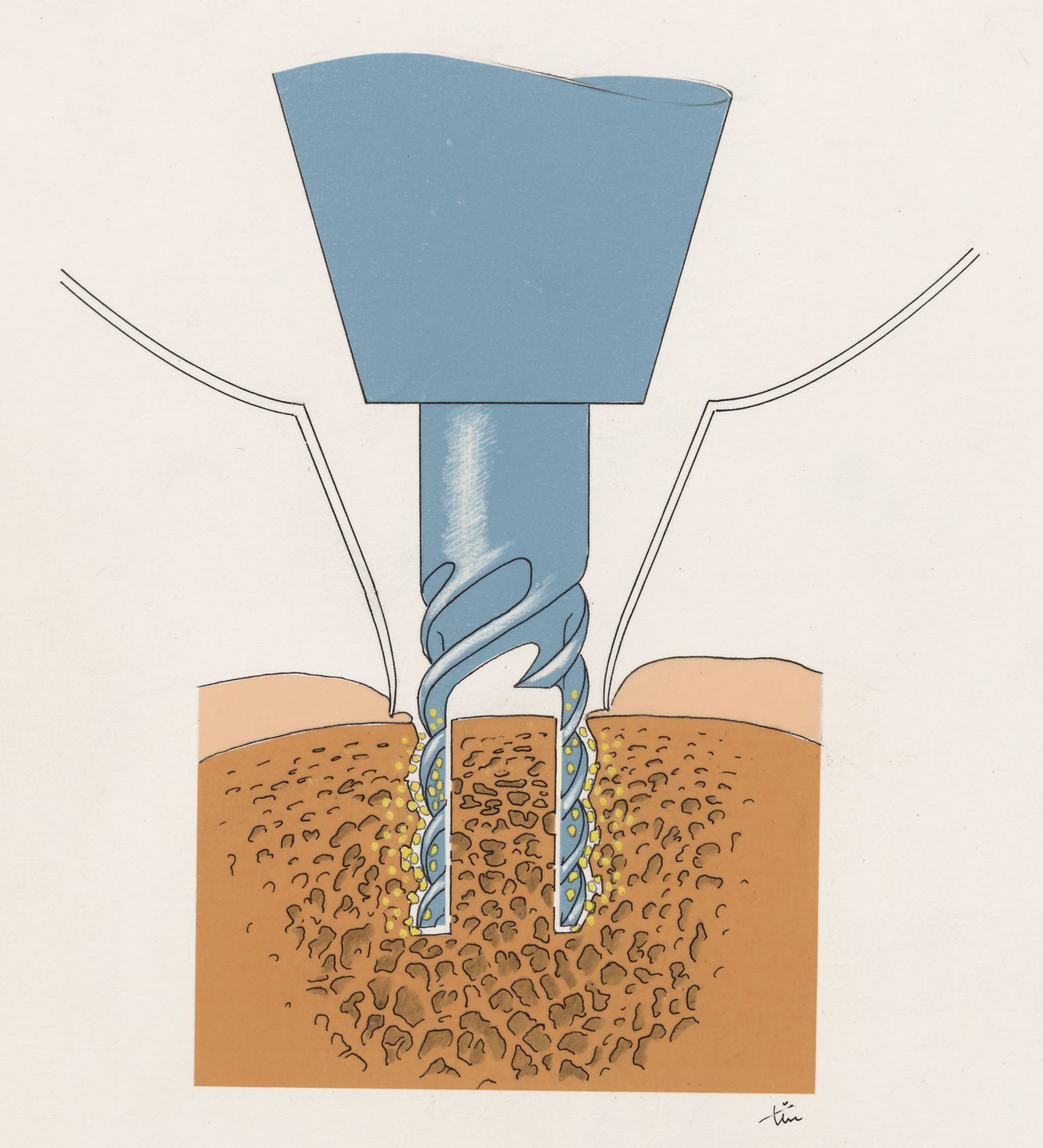 Bone drilling technique