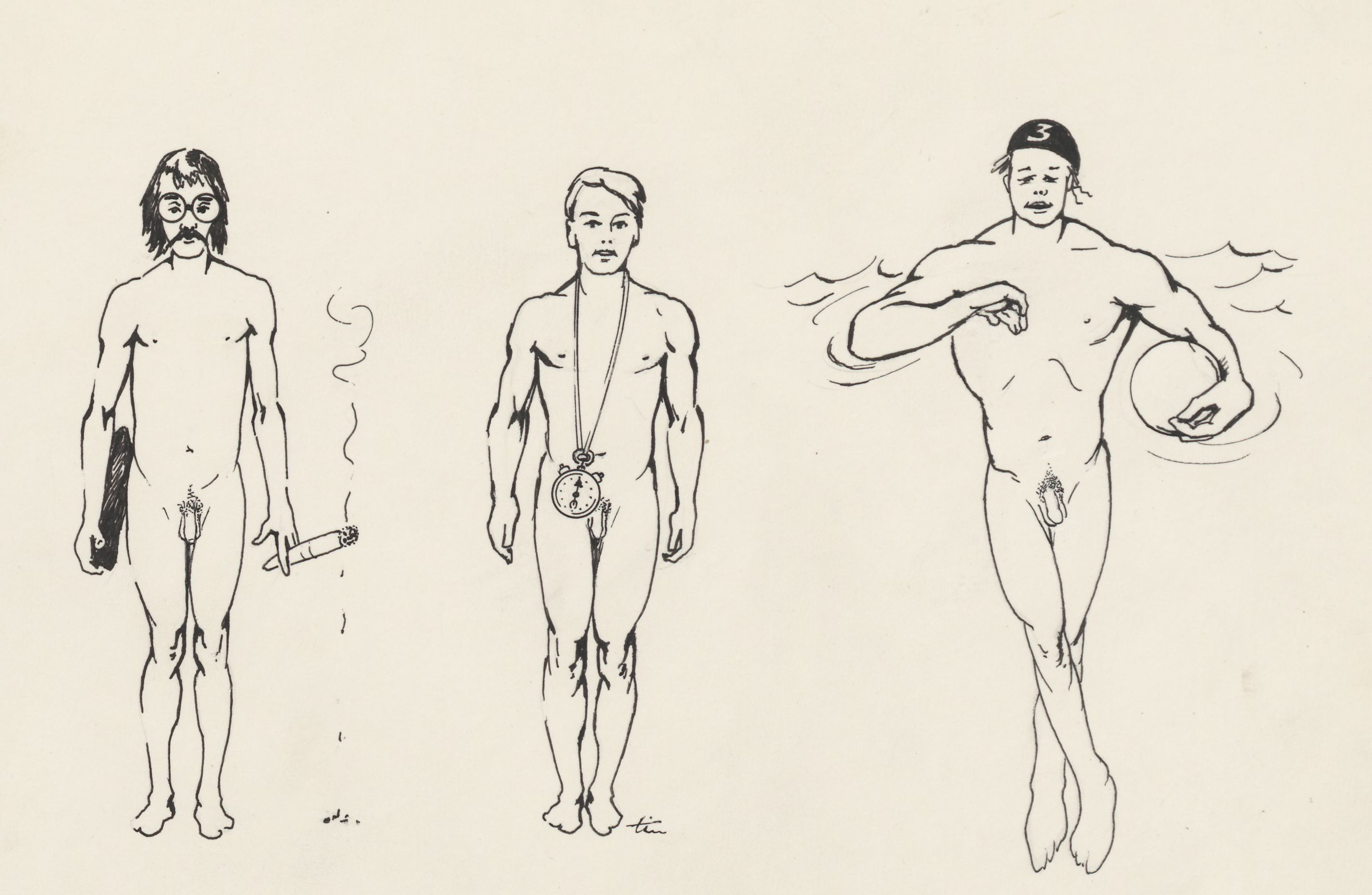 Three different physique types