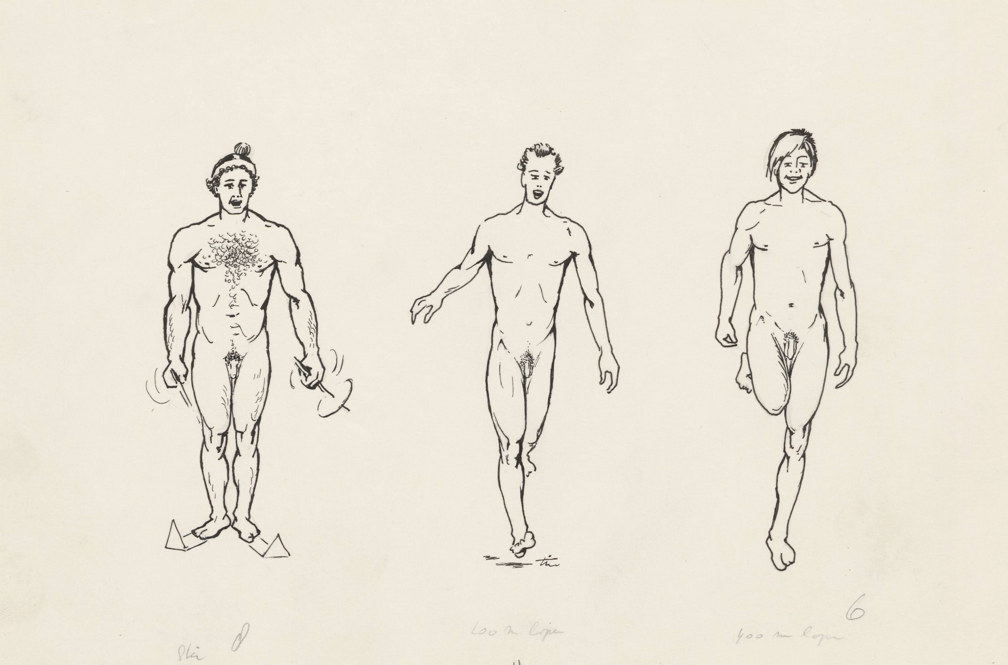 Physique of sporting figures