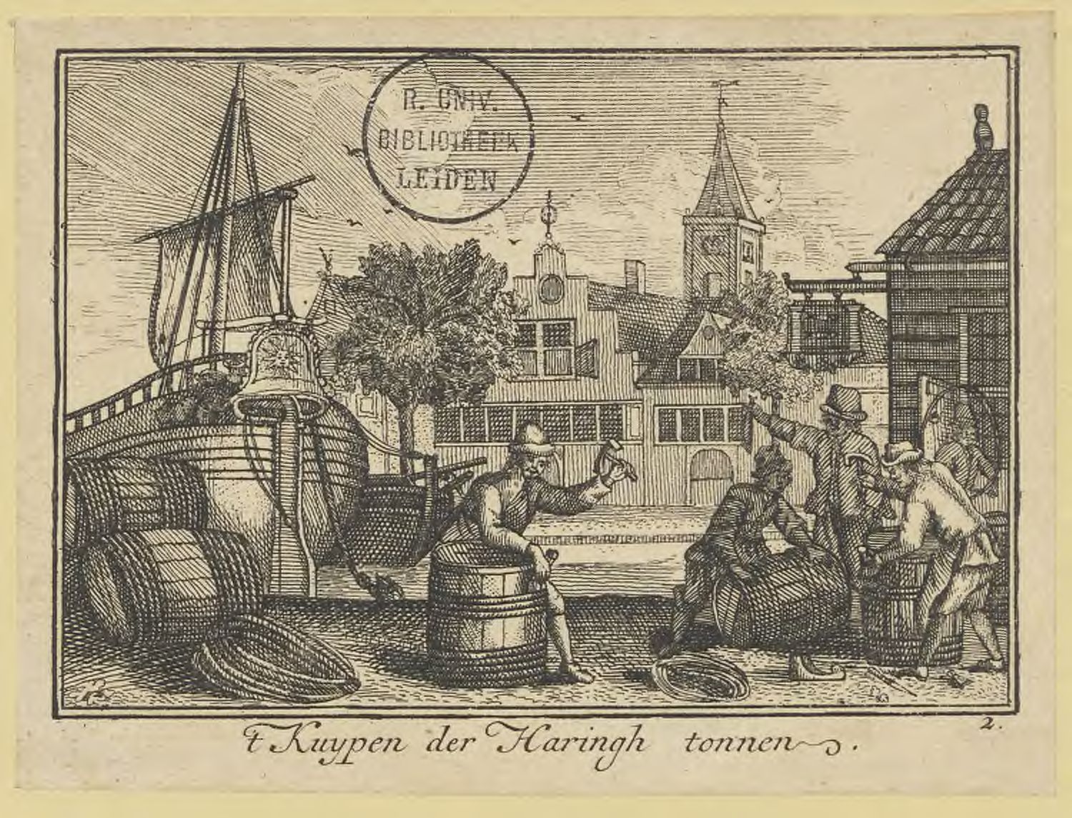't Kuypen der Haringh tonnen /