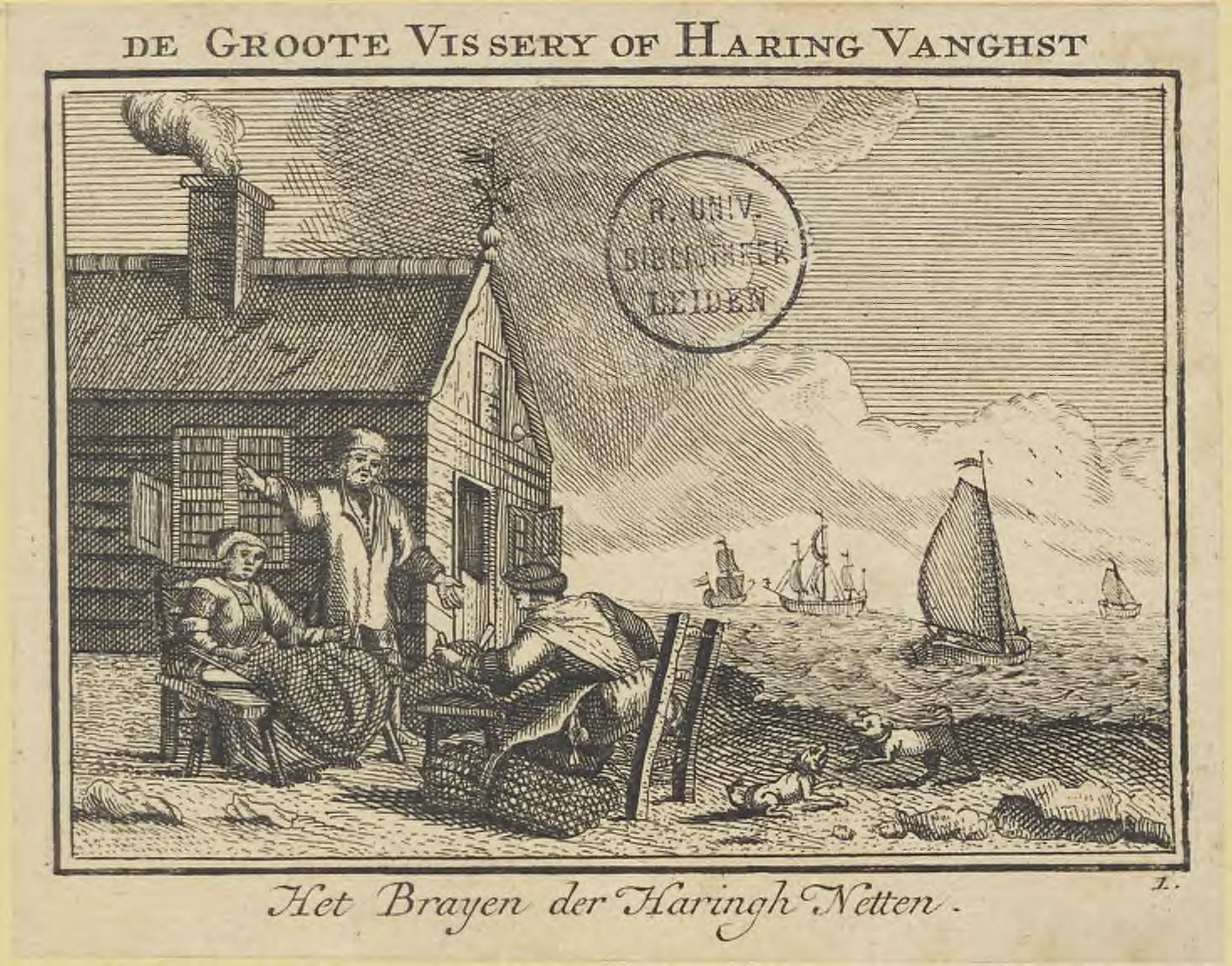 Het Brayen der Haringh Netten /