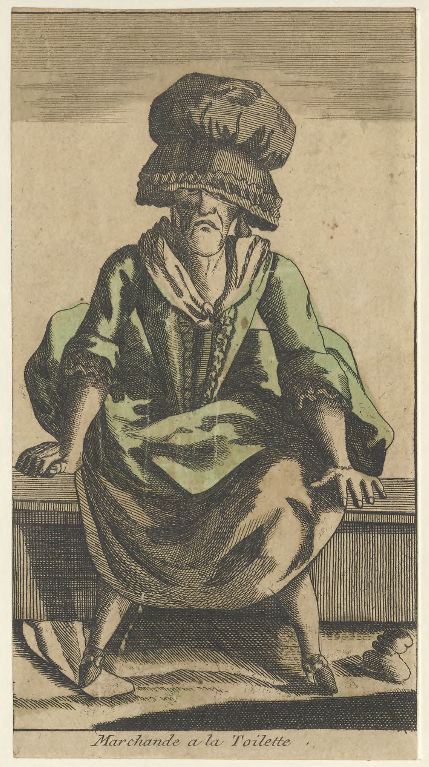 Marchande a la toilette.