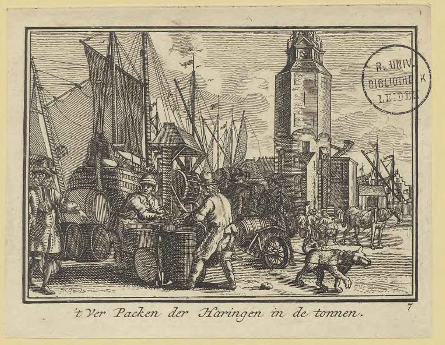 't Ver Packen der Haringen in de tonnen /